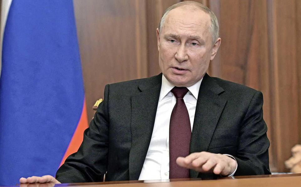 De Russische president Vladimir Poetin.