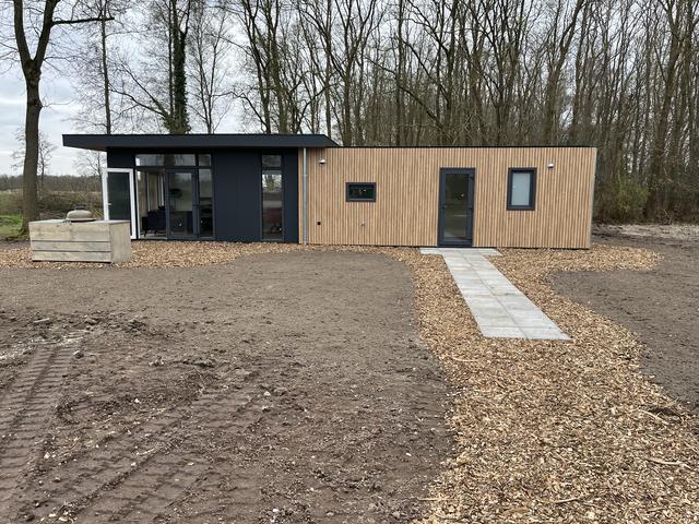 In Niebert verrijzen 150 vakantiehuizen: modelwoning op Resort Greenerwold