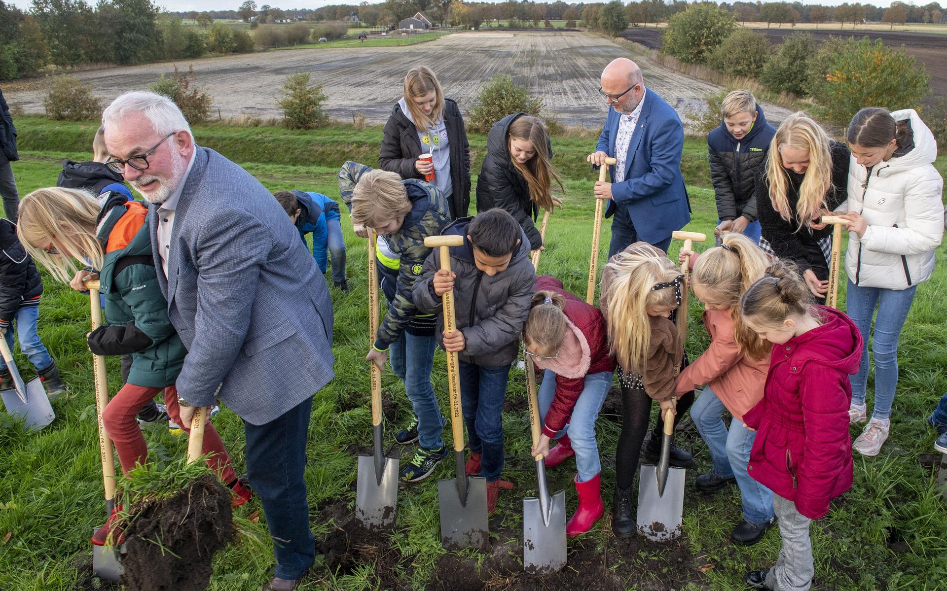 Waterberging moet natte voeten in Coevorden voorkomen. In theorie loopt de opvang eens in de eeuw vo