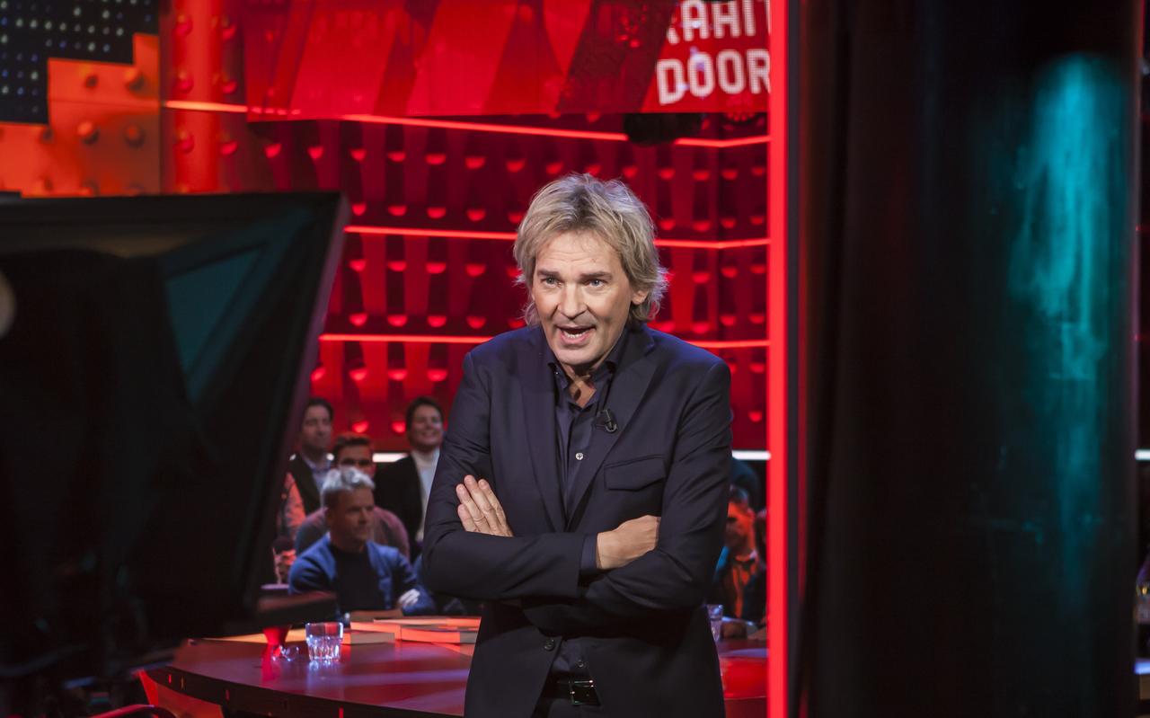 Matthijs van Nieuwkerk tijdens de promo voor De Wereld Draait Door. Matthijs van Nieuwkerk tijdens de promo voor De Wereld Draait Door.