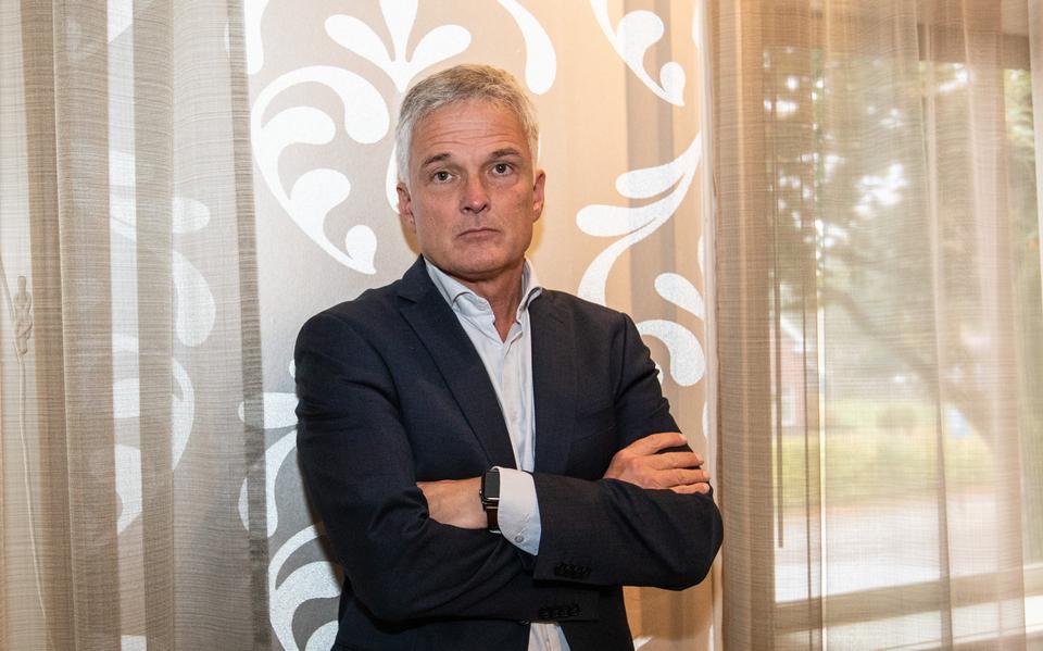 Burgemeester Jaap Velema van Westerwolde.