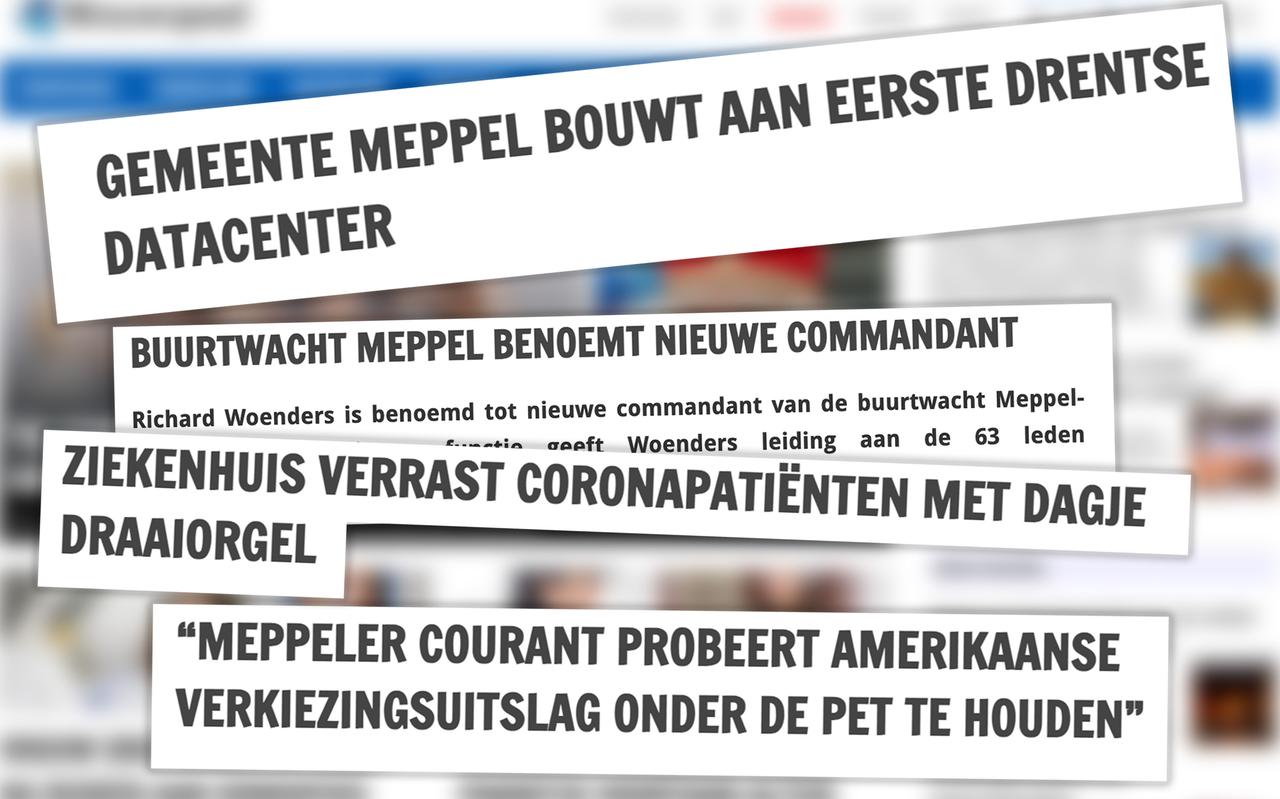 Meppel wordt keer op keer op de hak genomen door de satirische website Nieuwspaal.nl. Meppel wordt keer op keer op de hak genomen door de satirische website Nieuwspaal.nl.