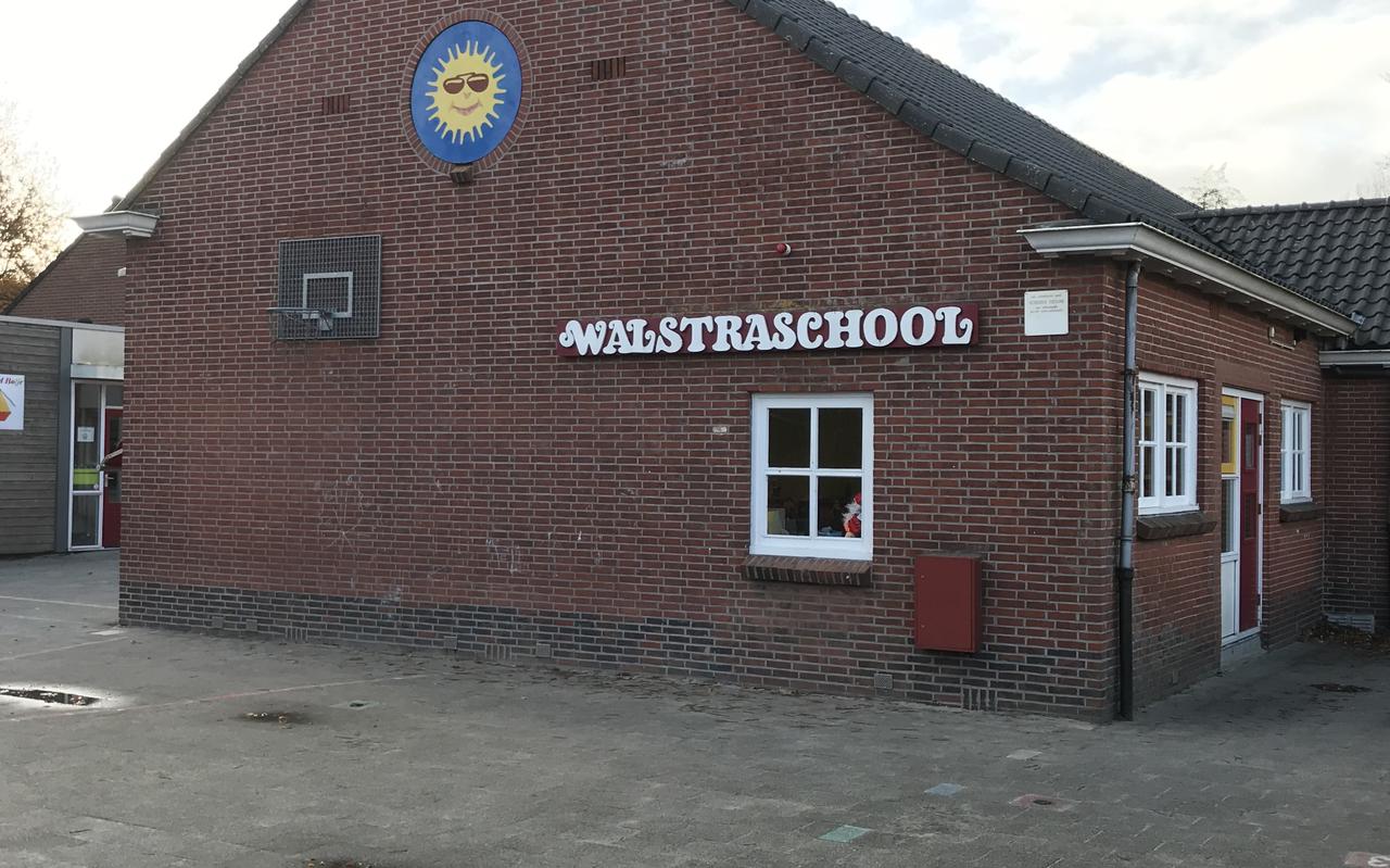 Het huidige gebouw van de Walstraschool in Kropswolde.