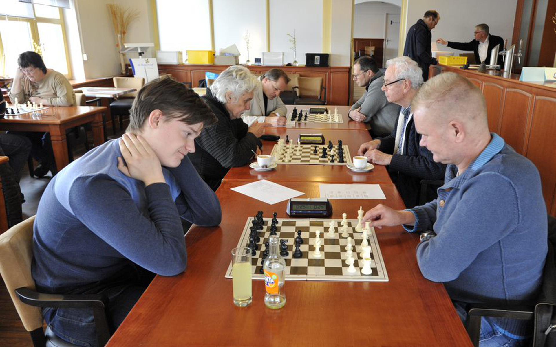 Een eerder schaaktoernooi van DAC. Eigen foto