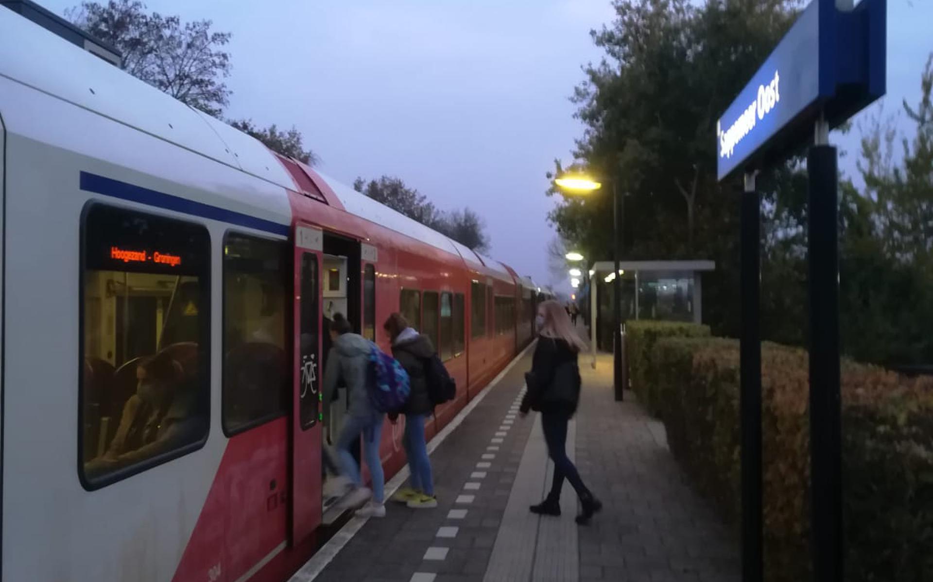 Treinstation Sappemeer-Oost.