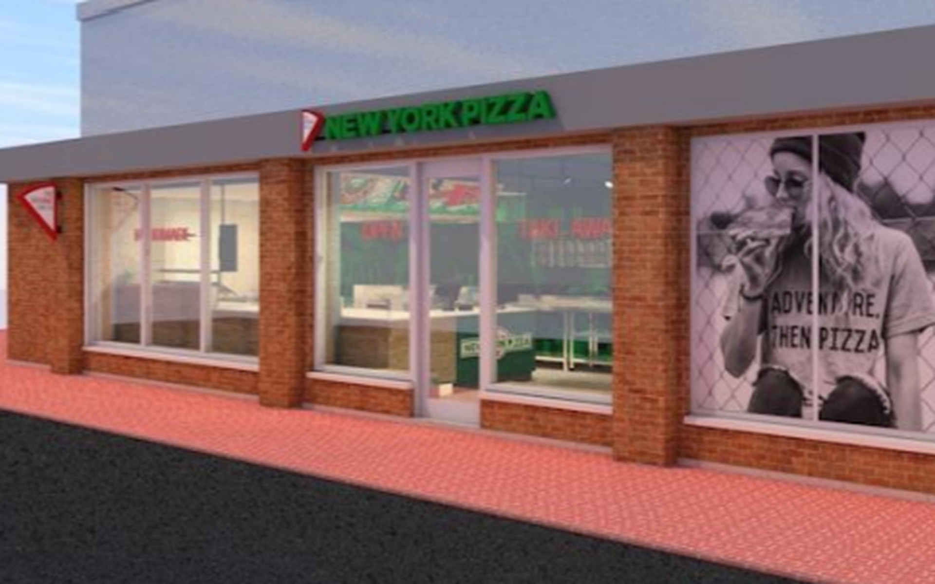 New York Pizza opent vestiging aan het aan het Beneden Oosterdiep 165 in Veendam (Autorama).