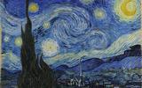 De sterrennacht (1889) Vincent van Gogh was in 1896 te zien in Groningen.