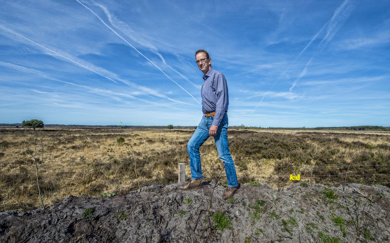 Hans Dekker op het Dwingelderveld bij Kraloo Hans Dekker op het Dwingelderveld bij Kraloo
