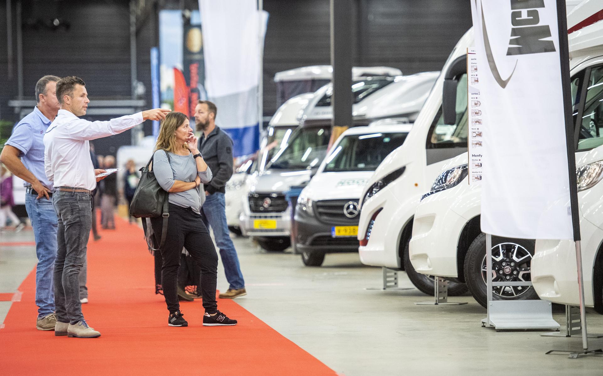 Assen: Camper en Caravanwereld wordt drie dagen lang in de Expo in Assen gehouden.