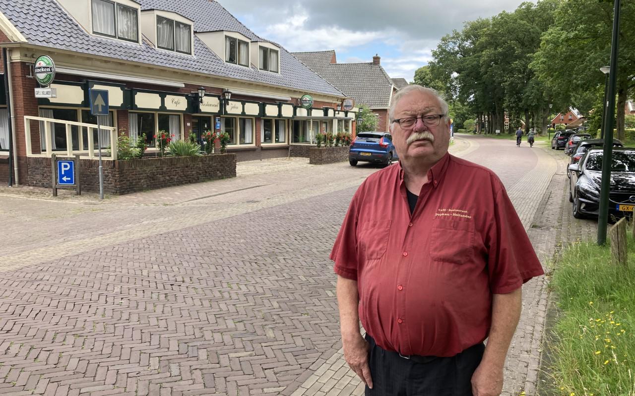 Jan Pieter Sikkema zette zijn café-restaurant Popken-Hollander in Anloo te koop. 