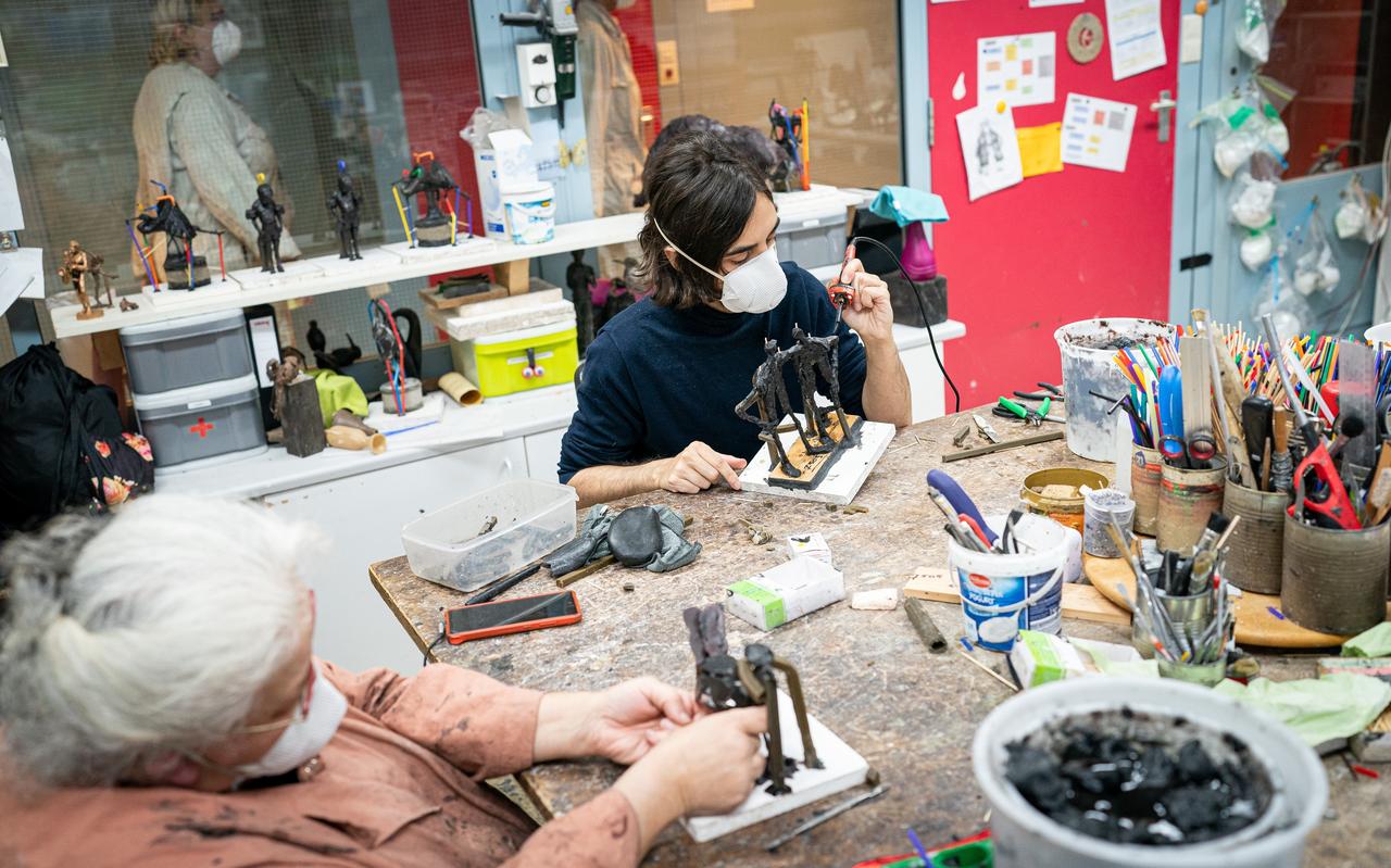 Aan het werk bij Ateliers MTW in Groningen Aan het werk bij Ateliers MTW in Groningen