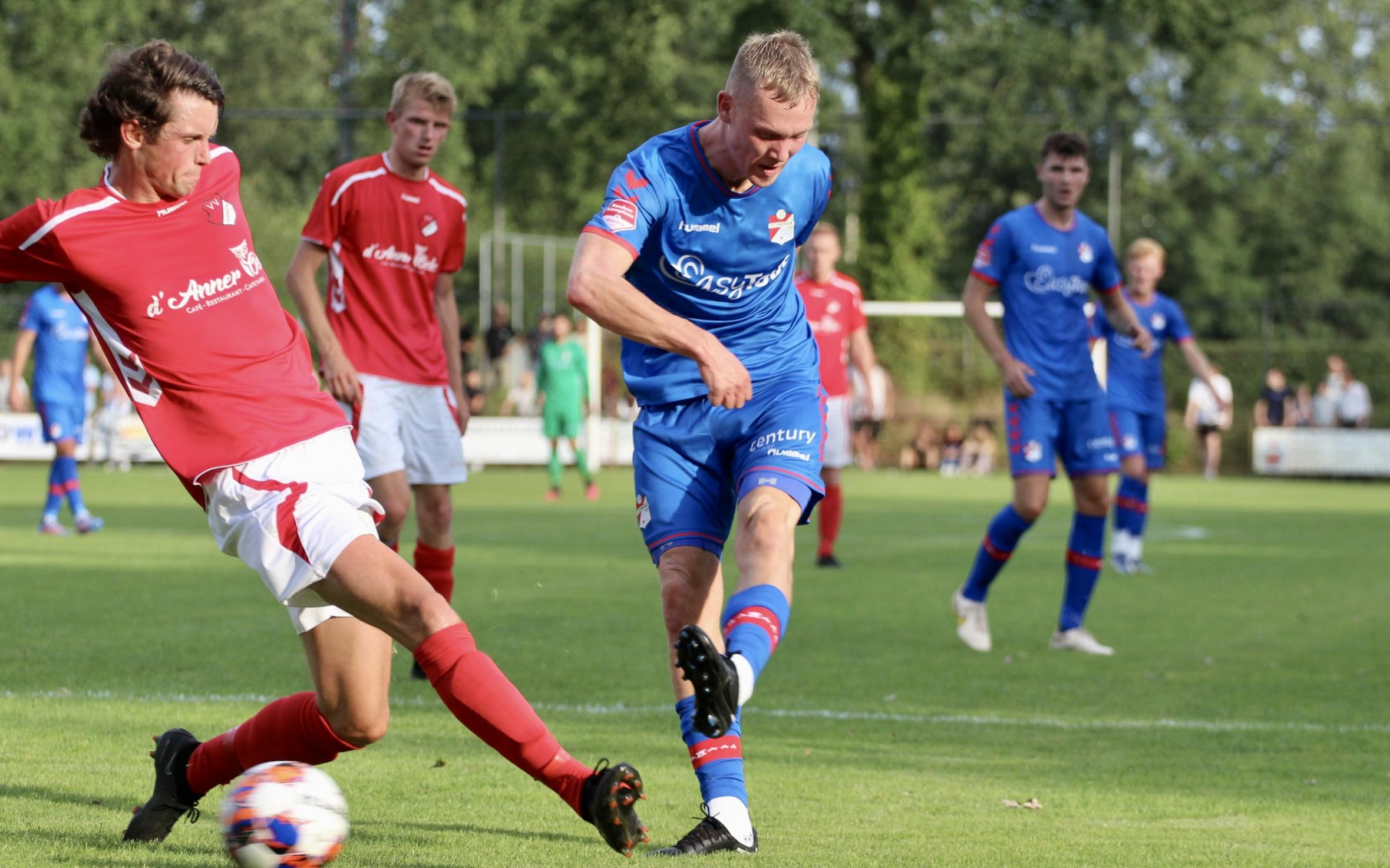 VV Annen biedt met wereldgoal knap partij tegen FC Emmen, dat na rust orde op zaken stelt