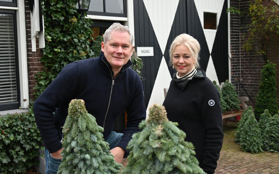 Stephan Harberink en Ingrid Veenstra hebben het initiatief genomen voor de Schaepdagen op hun terrein aan Broekhuizen.