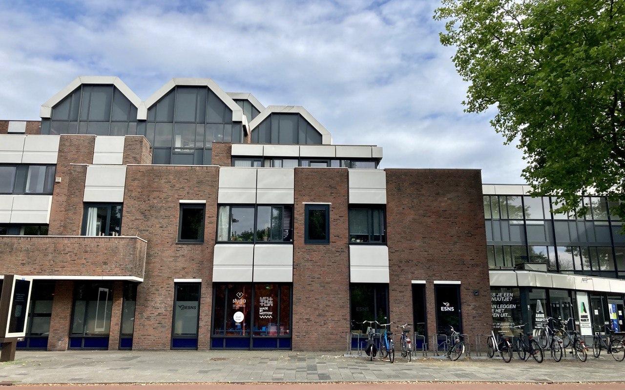 Het pand aan de Trompsingel Het pand aan de Trompsingel
