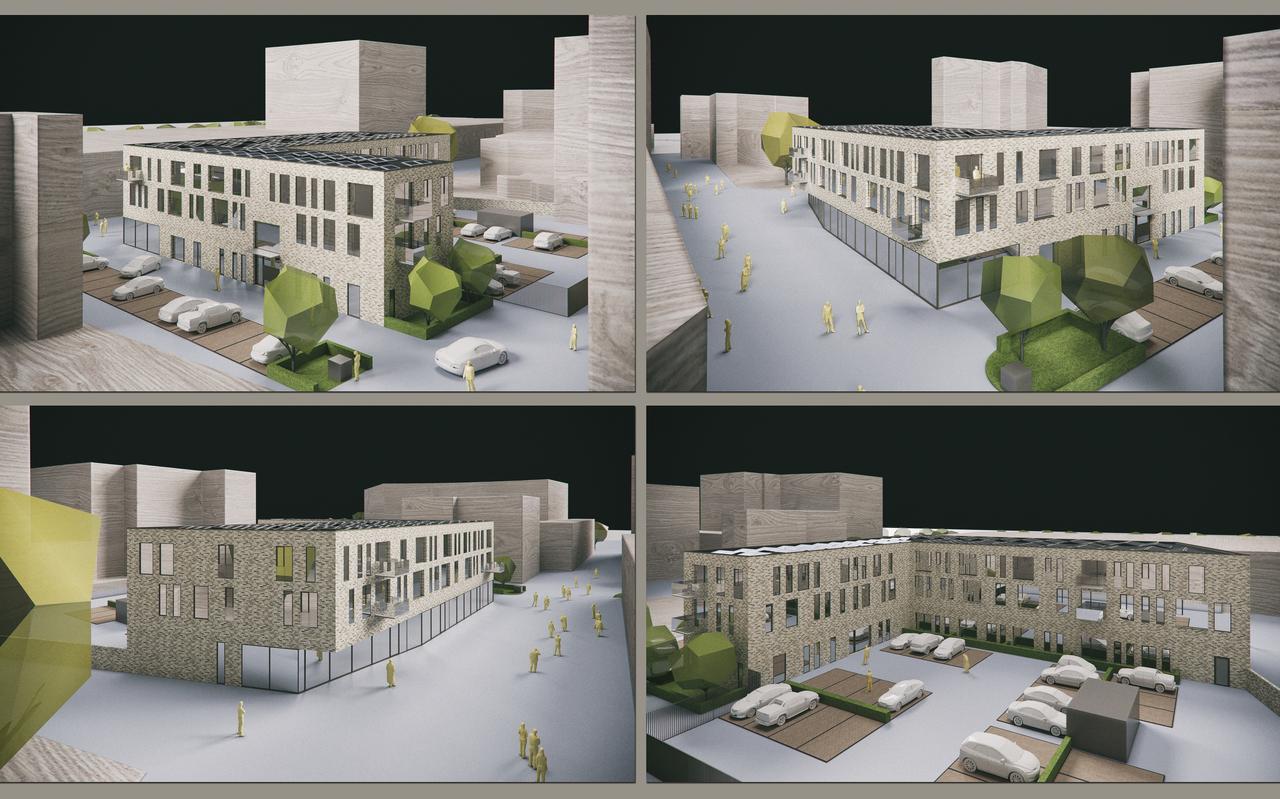 Het nieuwbouwplan voor het gebied tussen de Westertraat/Hoofdstraat in Emmen. Het nieuwbouwplan voor het gebied tussen de Westertraat/Hoofdstraat in Emmen.