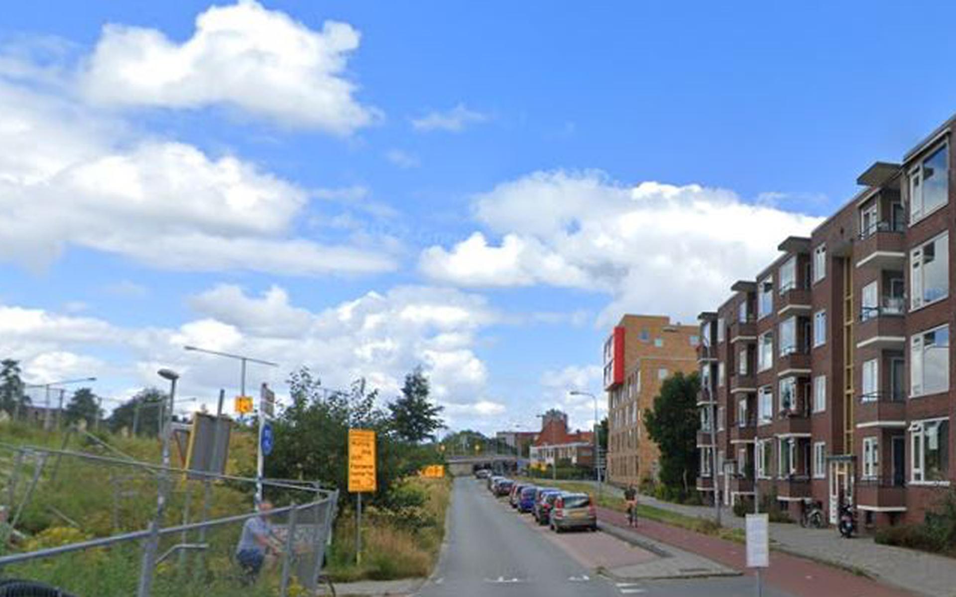De zuidzijde van het Hoornsediep in Groningen.