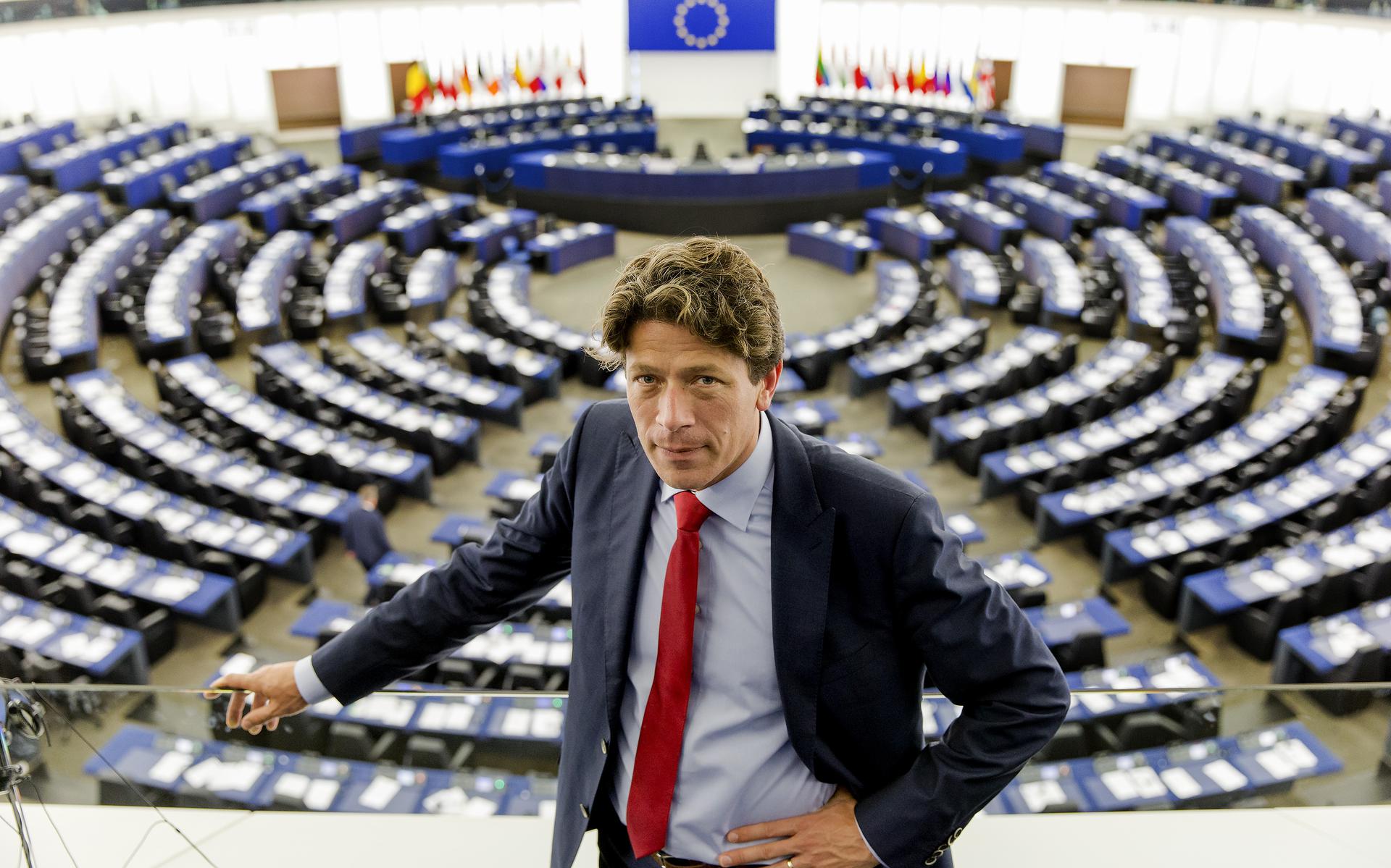 Paul Tang in het Europees Parlement. FOTO ANP/SANDER KONING
