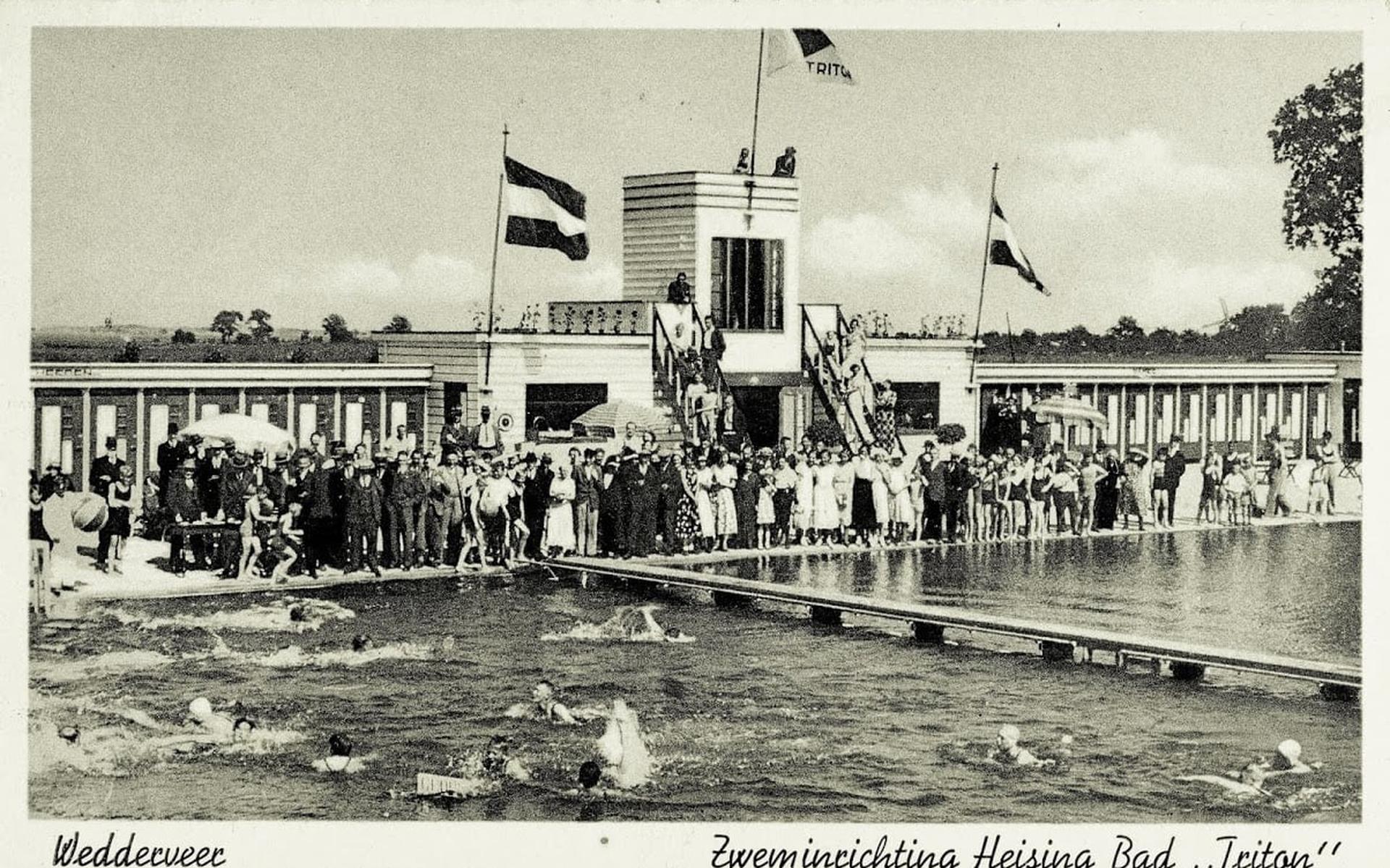 Het zwembad Triton werd in de jaren 30 van de vorige eeuw geopend.