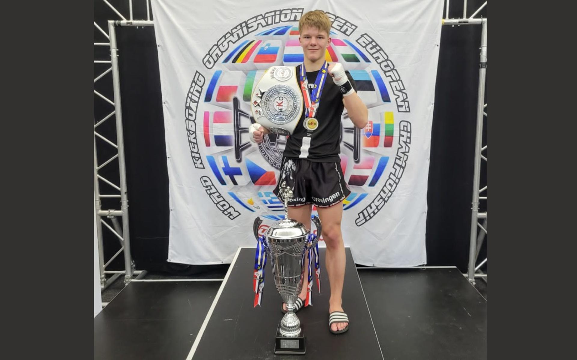 K1 European title for Sven Bertema (15) from Oude Pekela A stepping stone to a glorious career?