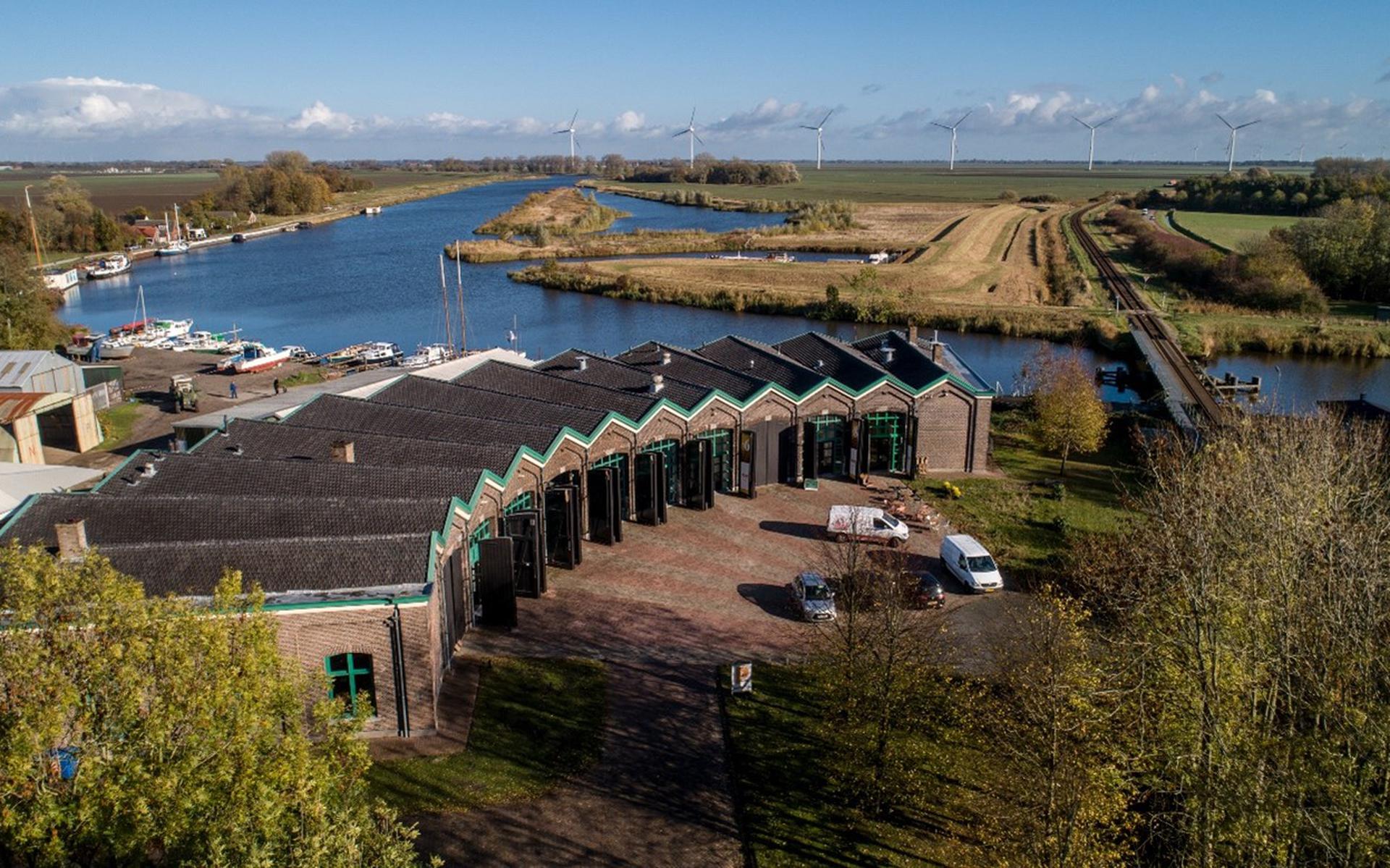 De Graanrepubliek in Bad Nieuweschans, langs de Westerwoldse Aa.