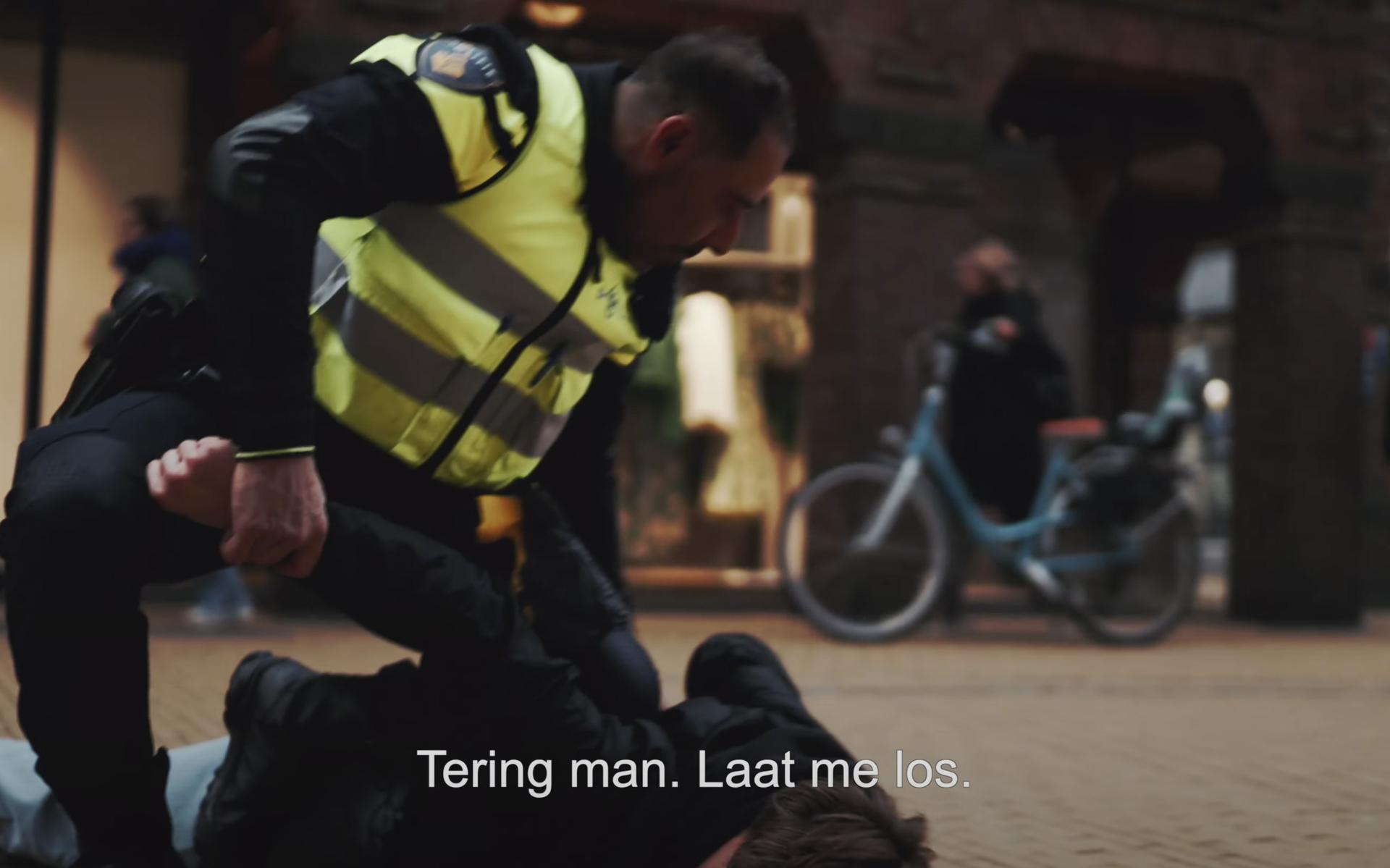 Still uit de film Rotte Appel.