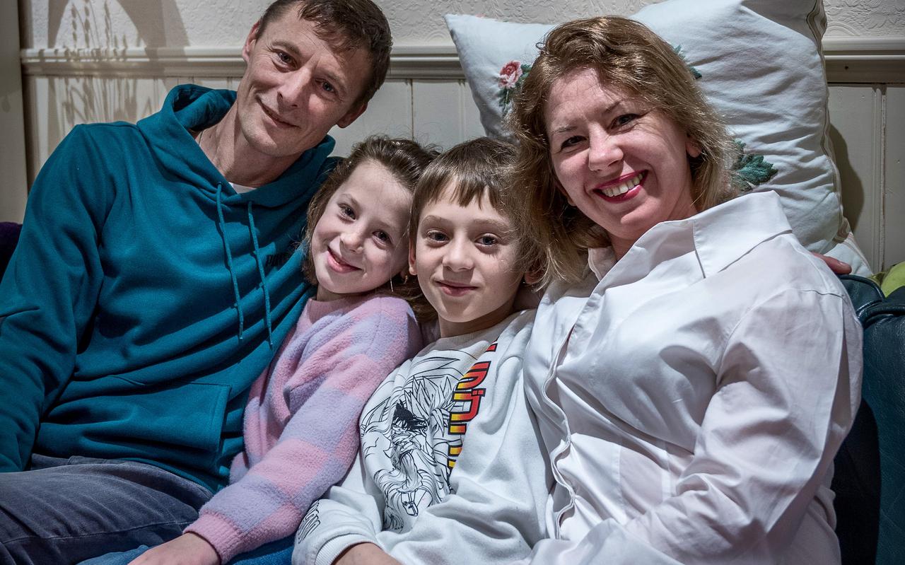 Sinds juli wonen Julia en Alexander met de kinderen Misha (12) en Sofia (9) in het Groningse Zuidwolde.