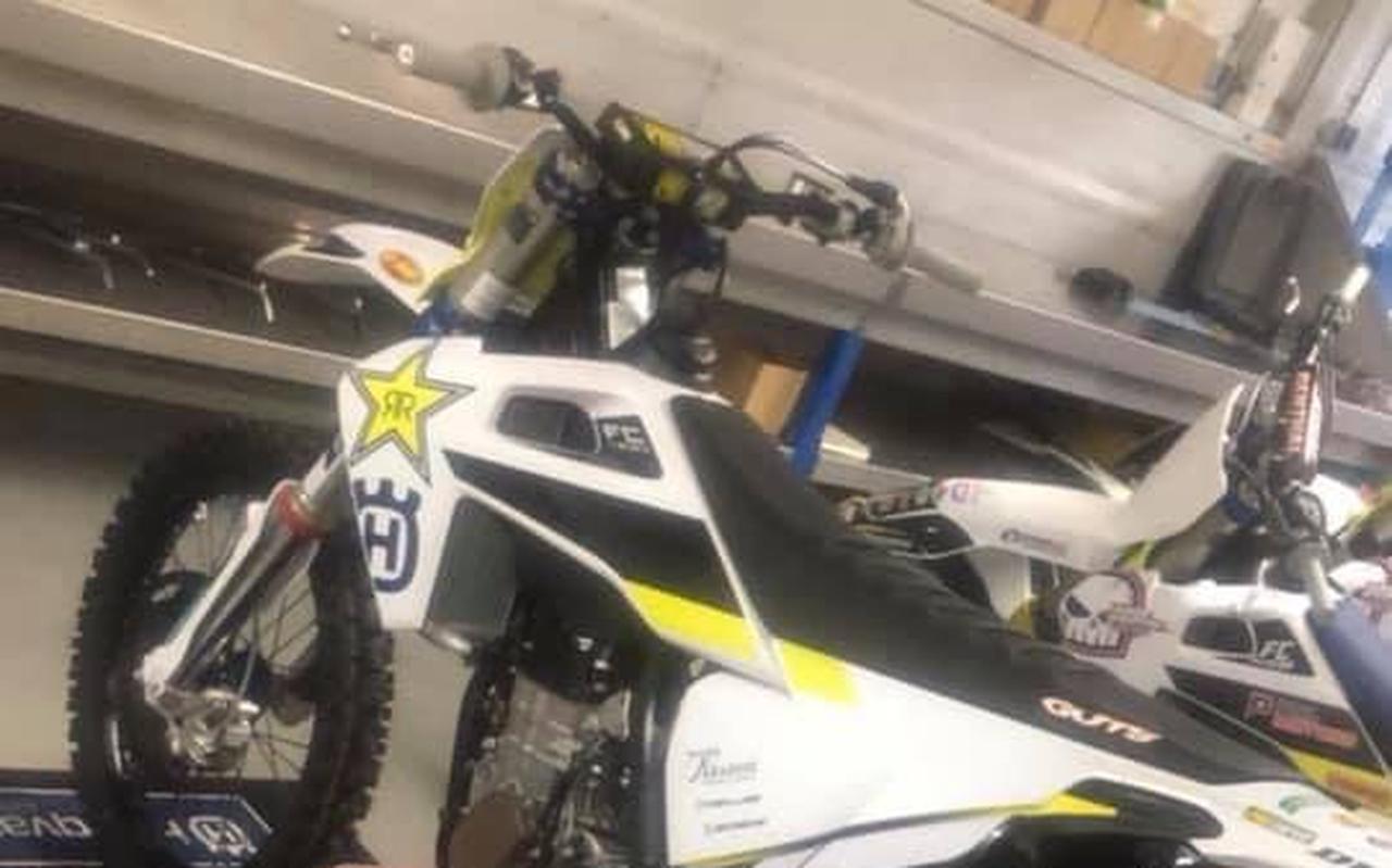 Gestolen crossmotor Gestolen crossmotor