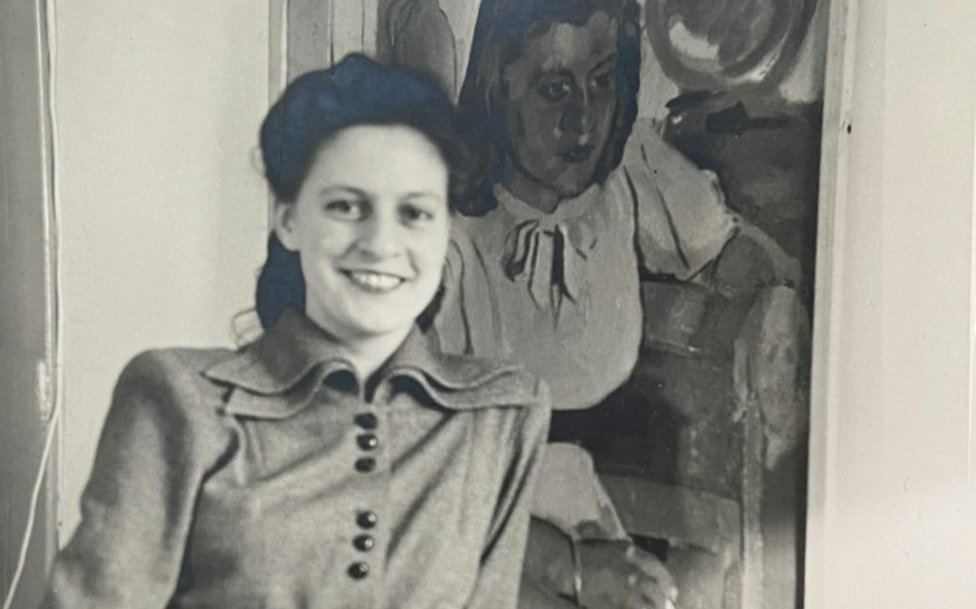 Tante Dicky (1926-2022) zong altijd liedjes. Ze erfde het schildertalent van haar vader, kunstenaar 