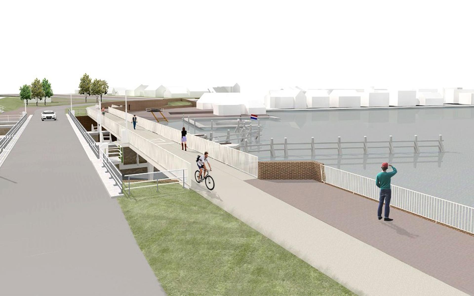 Inwoners van Zoutkamp blij met fietsbrug over Reitdiep - Dagblad van het Noorden