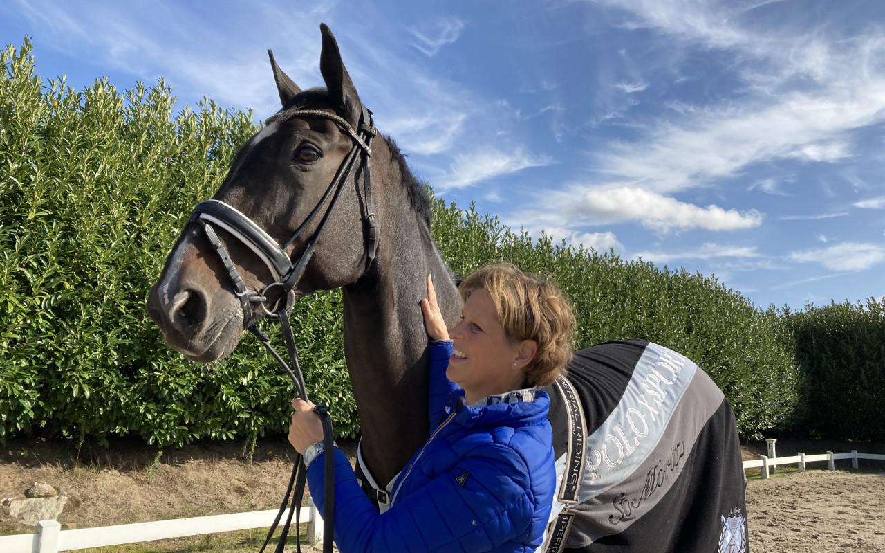 Janneke Reinders is gek op paarden.