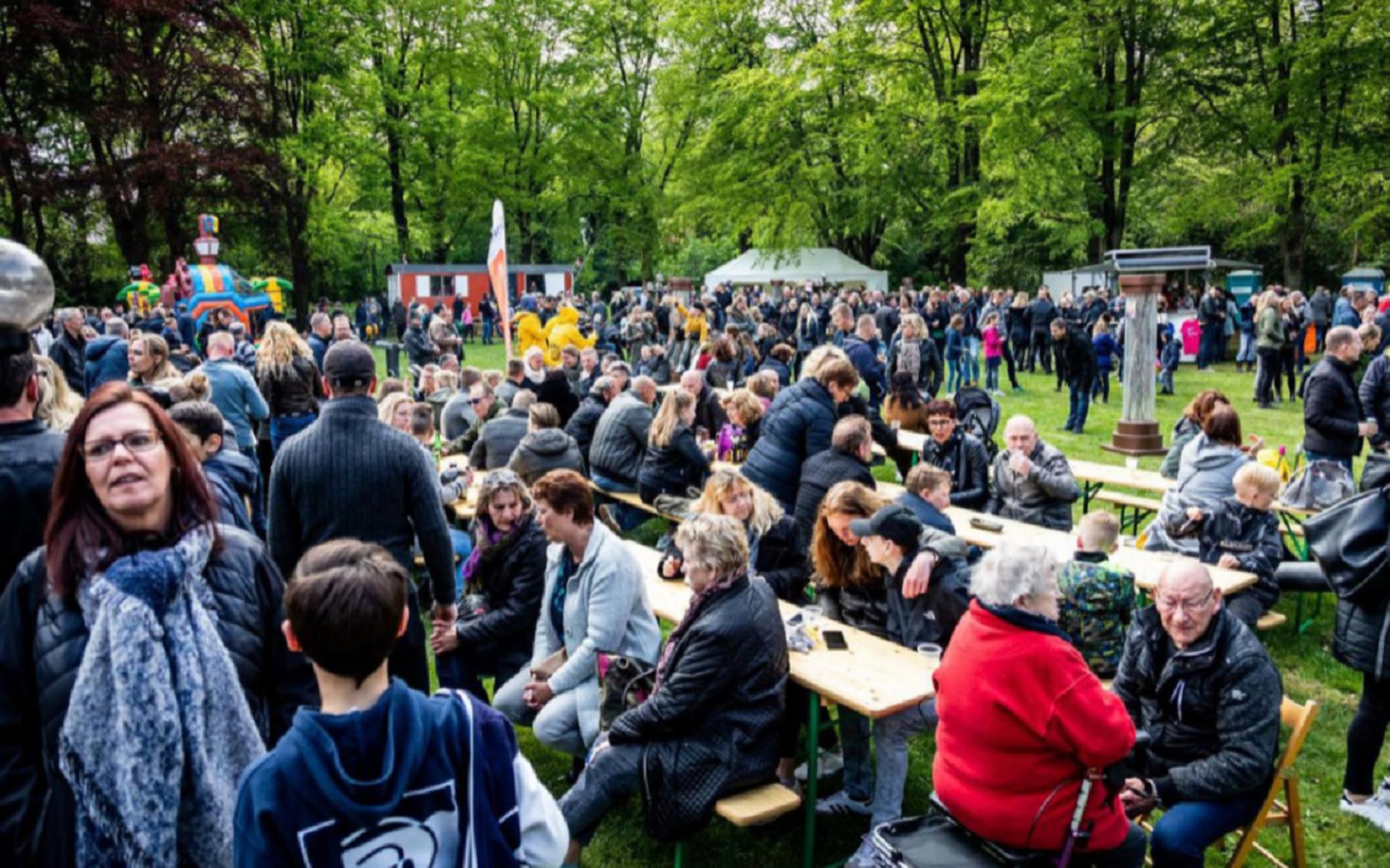 Beeld van de tweede editie van het Bevrijdingsfestival Oldambt in 2019.