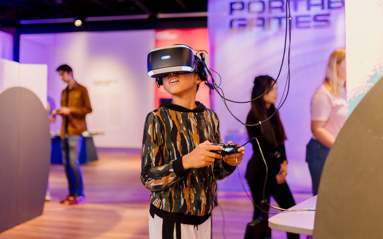 De interactieve tentoonstelling 'Game On' in het Groninger Forum is te zien tot en met 6 maart 2022.