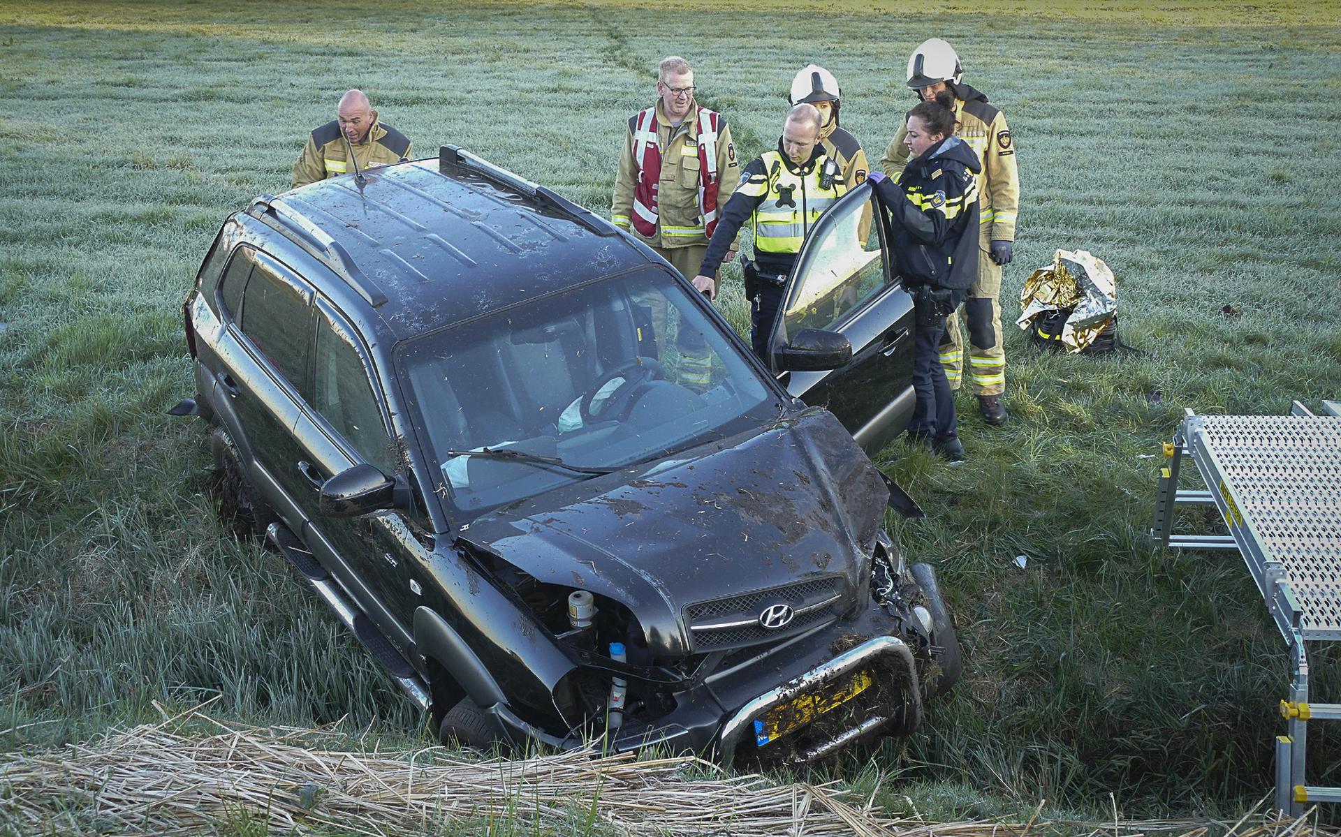 Bestuurder gewond bij eenzijdig ongeval op de A28 ter hoogte van Zuidwolde.