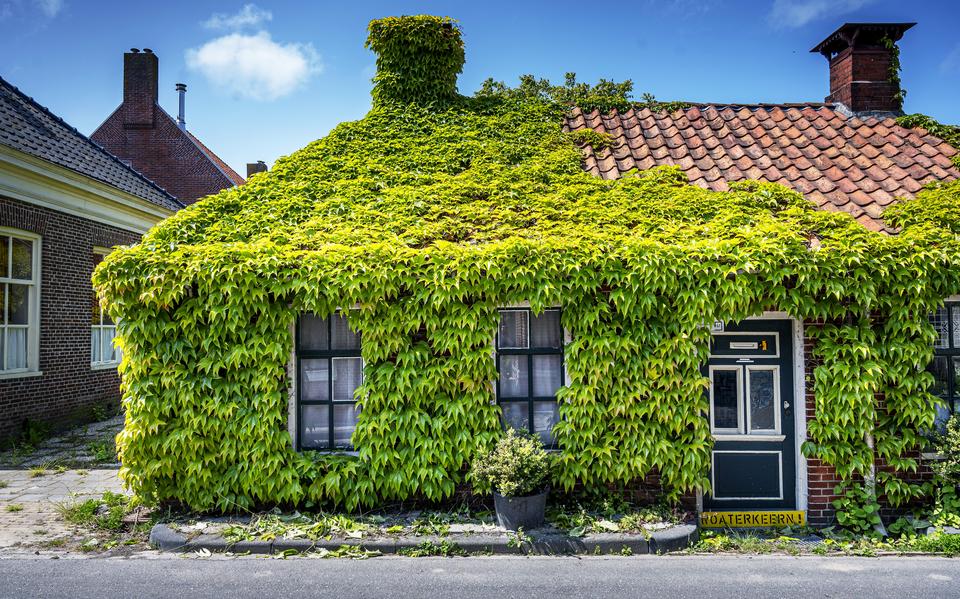 Het sprookjeshuis in Houwerzijl. 