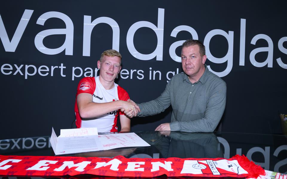 Jorn Hekkert ondertekend een tweejarig contract bij FC Emmen 