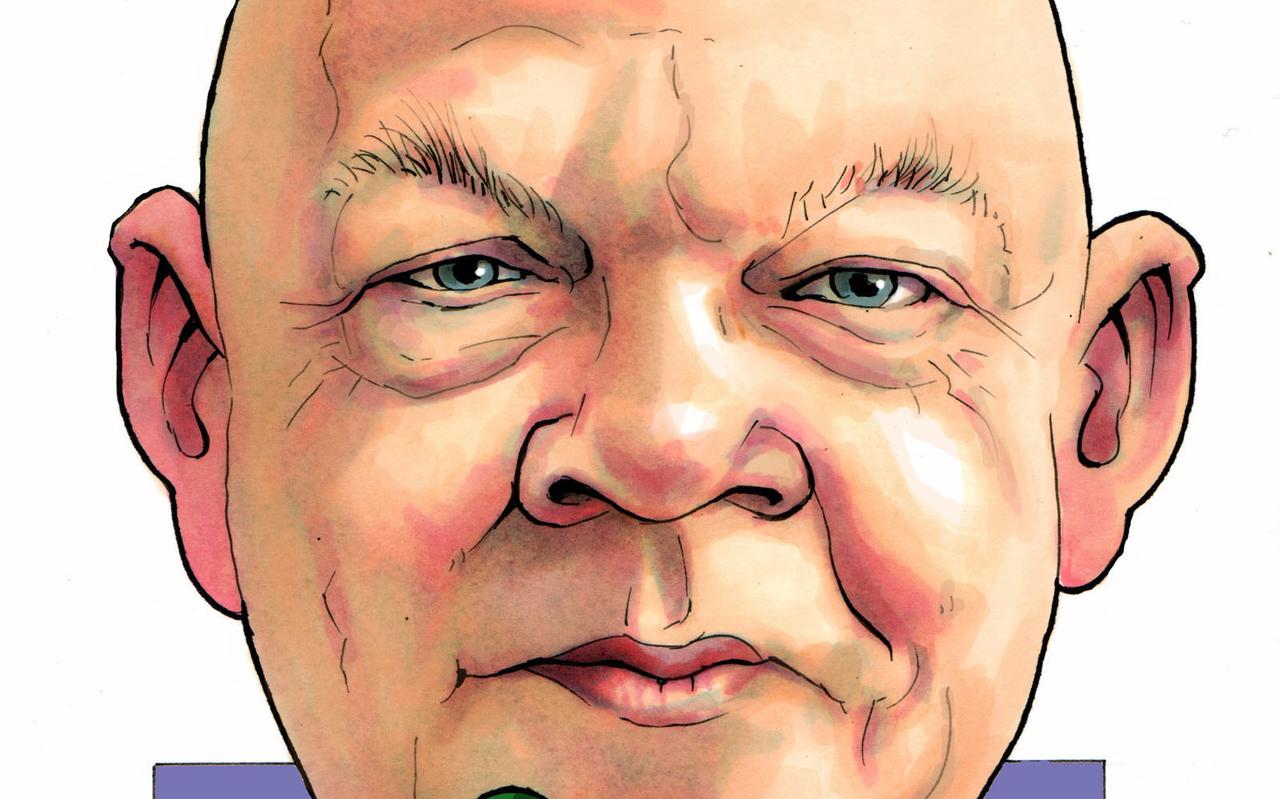 De cartoon die Peter Homan meekreeg bij zijn afscheid van de krant in 2010. Hij was ook een begenadigd zanger. De cartoon die Peter Homan meekreeg bij zijn afscheid van de krant in 2010. Hij was ook een begenadigd zanger.
