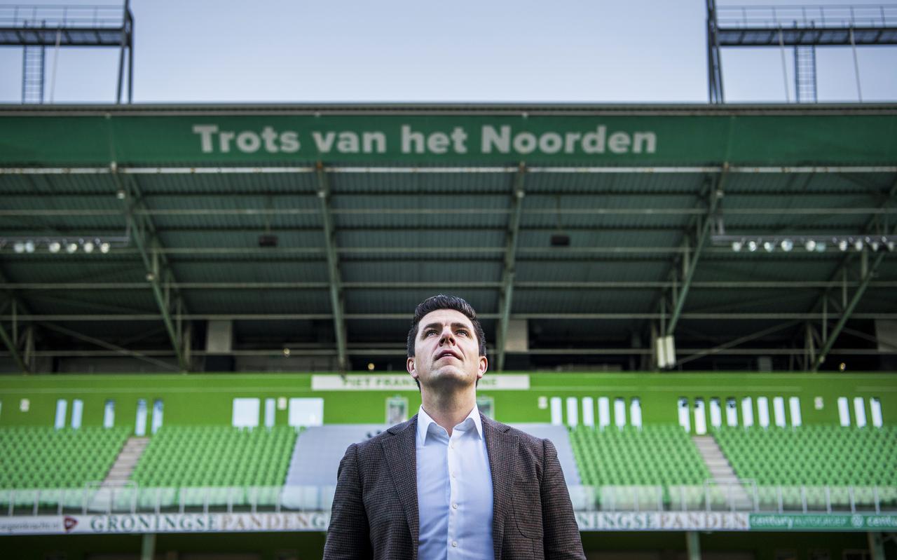 Algemeen directeur Wouter Gudde van FC Groningen. 