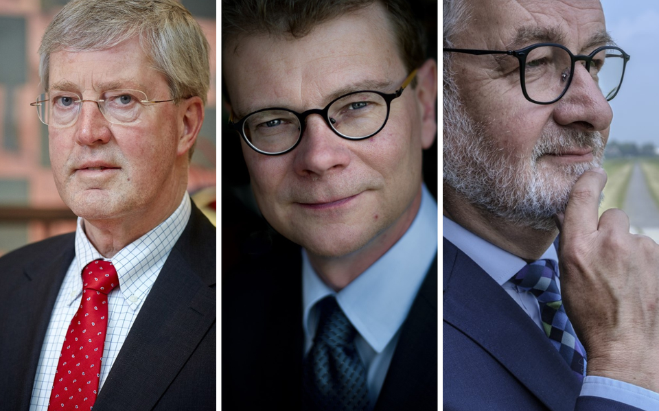 Verhoren in Den Haag over de gaswinning in Groningen. Deze elf mensen