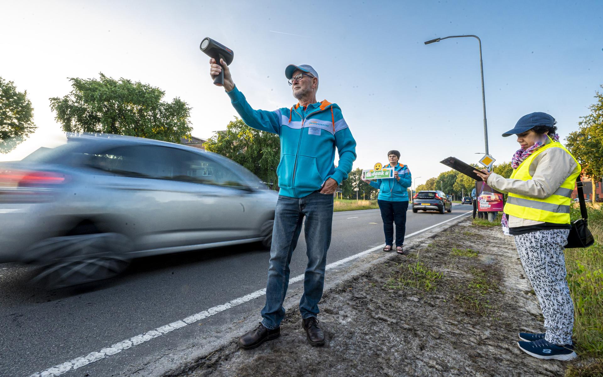 55 procent van de auto's reed te hard tijdens lasergunactie in provincie Groningen, grootste snelhei