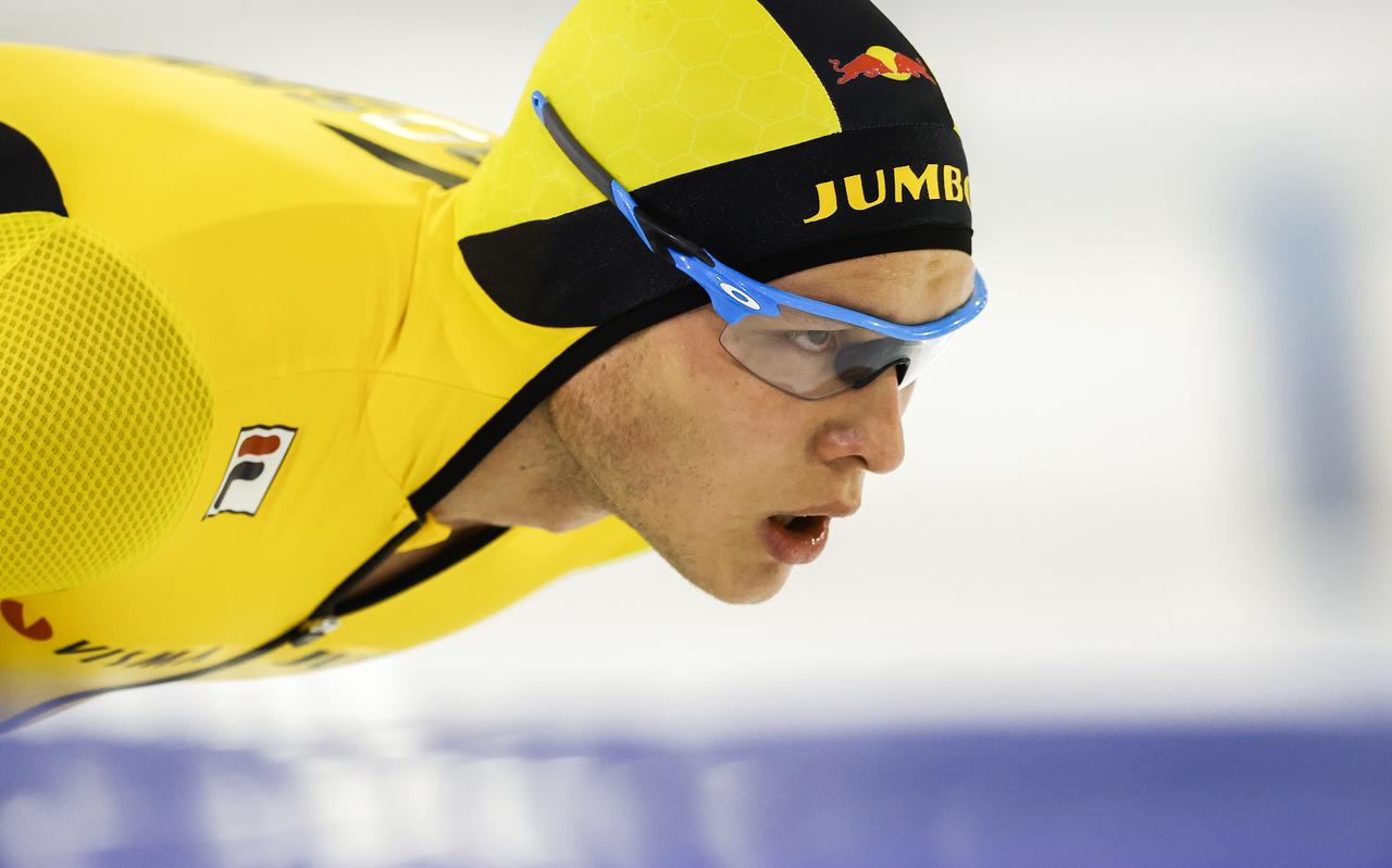 Marcel Bosker in actie op de NK Afstanden: ,,Ik moet gewoon zo goed mogelijk schaatsen en ik zie wel op welke plek ik beland.'' Marcel Bosker in actie op de NK Afstanden: ,,Ik moet gewoon zo goed mogelijk schaatsen en ik zie wel op welke plek ik beland.''