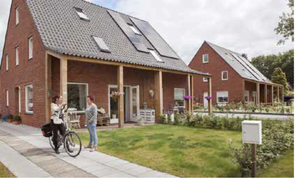 Zo zou de nieuwe woonwijk bij Vries er volgens de gemeente Tynaarlo uit kunnen zien. 