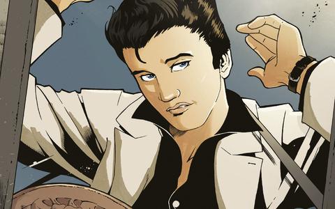 Elvis Presley, The King of Rock-'n-roll. 