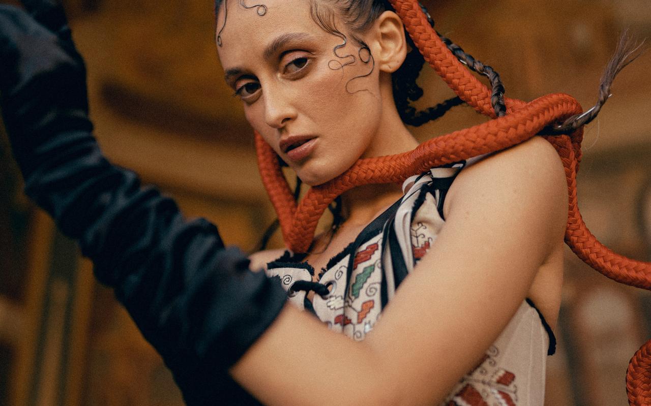 De Oekraïense muzikant Alina Pash treedt op tijdens ESNS 2023. De Oekraïense muzikant Alina Pash treedt op tijdens ESNS 2023.