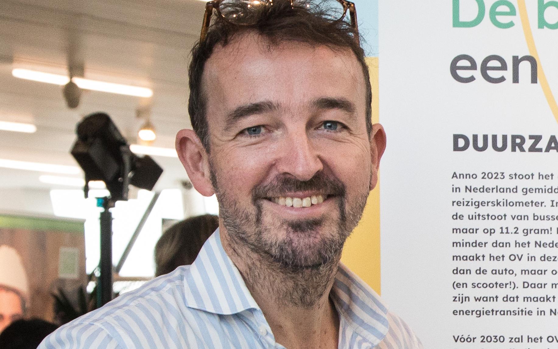Erwin Stoker van het OV-bureau Groningen Drenthe