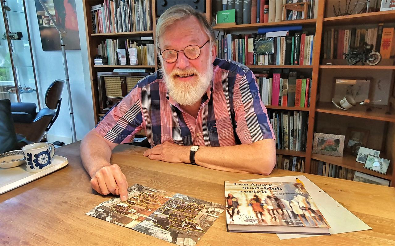 Martin Hiemink schreef het boek 'Een Asser stadsblok vertelt - Geschiedenis van Warenhuis Vanderveen 1897-2022'. Martin Hiemink schreef het boek 'Een Asser stadsblok vertelt - Geschiedenis van Warenhuis Vanderveen 1897-2022'.