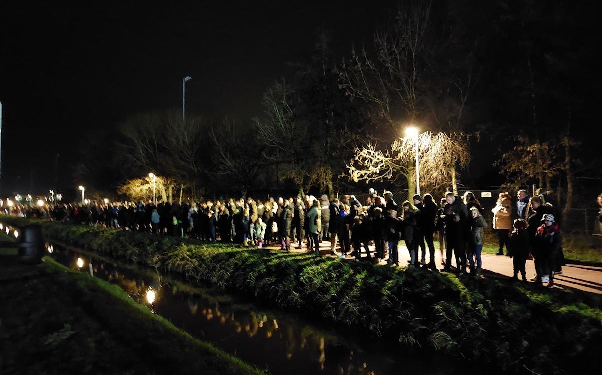 Vuurwerkshow en tentfeest in Ten Boer