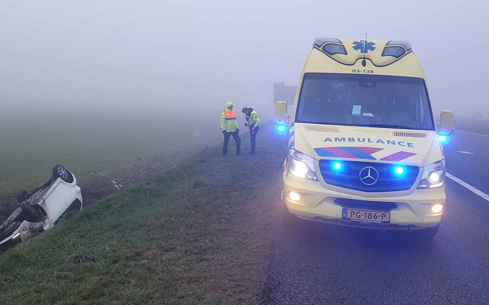 Automobilist raakt gewond bij eenzijdig ongeval op de A37 bij Wachtum. Automobilist raakt gewond bij eenzijdig ongeval op de A37 bij Wachtum.