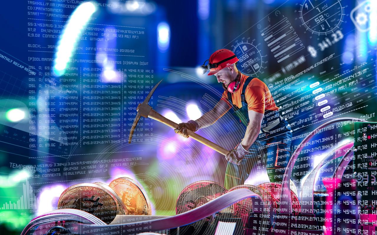 Bitcoin is de eerste digitale munt die zonder centrale beheerder werkt. Niet de bank overziet de transacties, maar alle gebruikers van de bitcoin zelf. Dat doen ze door hun computers beschikbaar te stellen voor ingewikkelde berekeningen: 'bitcoin-mijnen'. Bitcoin is de eerste digitale munt die zonder centrale beheerder werkt. Niet de bank overziet de transacties, maar alle gebruikers van de bitcoin zelf. Dat doen ze door hun computers beschikbaar te stellen voor ingewikkelde berekeningen: 'bitcoin-mijnen'.