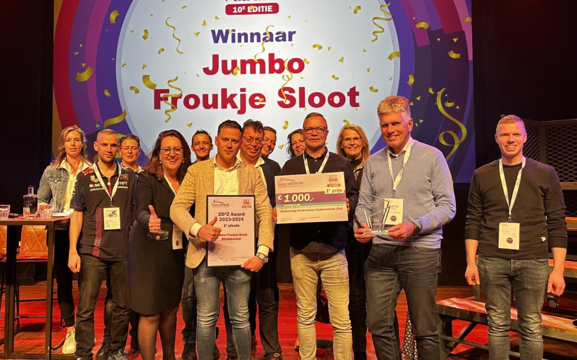 Jumbo Froukje Sloot in Stadskanaal is de beste zelfstandig supermarktondernemer van Nederland. 