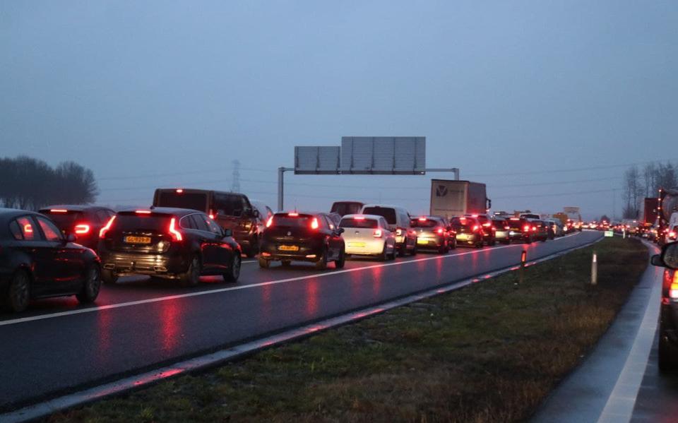 Vertraging op de A7 richting Winschoten door ongeluk.